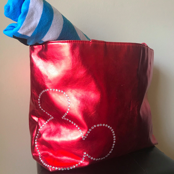 Disney Handbags - Red sequin Disney tote bag
